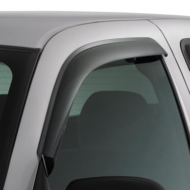 Auto Ventshade Rainguard 92326 Ventvisor; Aerodynamic Design; Tape-On; Smoke; Acrylic; Set of 2