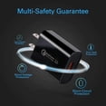 thumbnail image 3 of Chargeur Mural USB QC3.0 Chargeur Mural Adaptateur d'Alimentation USB Prise d'Alimentation 3 Ports Chargeur Mural, 3 of 4