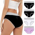 thumbnail image 2 of Culottes Menstruelles pour Femmes, 4 Pcs, Réutilisables, Anti-Fuites, Grande Taille, Culottes de Protection Post-Partum, 2 of 7