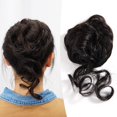 thumbnail image 2 of Pince à Cheveux Naturelle à Clipser dans un Chignon Décoiffé Pièce de Cheveux Extension Pince à Griffes Mariage Femmes, 2 of 9
