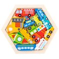 thumbnail image 3 of Wooden Jigsaw Puzzles Learning Matching Puzzle Pieces Diy Art Gift For Kids, 3 of 4