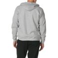 thumbnail image 5 of Hanes Mens ComfortBlend EcoSmart Full Zip Hoodie, S, Light Steel, 5 of 5