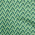 thumbnail image 1 of oneOone Tissu Popeline de Coton Vert Mer Tissu Géométrique pour Robe Tissu Imprimé au Mètre 42 Pouces de Large, 1 of 5