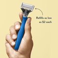 thumbnail image 3 of Harry's Rasoir pour Hommes - Manche de Rasoir et Cartouche de Lame - Coffret-Cadeau de Rasage pour Lui - Bleu Indigo, 3 of 7