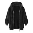 thumbnail image 4 of TIMIFIS Men's Heavyweight Fuzzy Sweatshirt Jacket Zip Up Coat Fashion Fleece Warm Jacket, 4 of 5