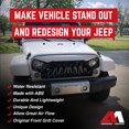 thumbnail image 4 of AMERICAN MODIFIED Front Shark Grille for 2007 to 2018 Jeep Models, White & Black, 4 of 13