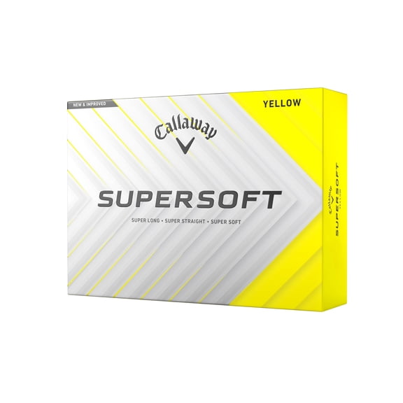 Callaway Supersoft Yellow Golf Balls 2025
