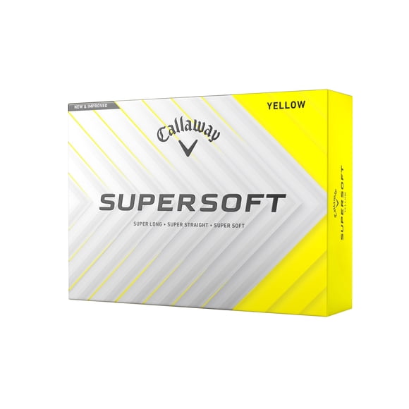 Balles De Golf Callaway Supersoft Jaune 2025