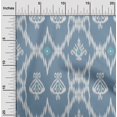 thumbnail image 1 of oneOone Cotton Cambric Fabric Geometric Ikat Decor Fabric Printed BTY 56 Inch Wide, 1 of 1