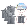thumbnail image 4 of 2 Pcs Sacs de Sable en Toile Oxford, Sacs de Sable pour gazebo, Sacs de Poids pour gazebo, Base pour Parasol, Sacs de Poids pour Fournitures d'Extérieur, Gris, 4 of 9