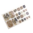 thumbnail image 1 of Toe Nail Sticker Full Wraps Polish Stickers Nail Art Stickers for Women Girls Nails Art Decorations type2, 1 of 9
