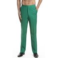 thumbnail image 1 of Concitor Pantalon Habillé pour Hommes devant Plat Vert Émeraude 36, 1 of 4
