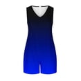 thumbnail image 4 of Économies d'Été! SROBPTY Combinaisons pour Femmes, Combinaison-Short à Bretelles d'Été pour Femmes avec Poches, Pantalon à Bretelles Bleu, TTTG, 4 of 4