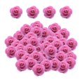 thumbnail image 3 of GROWTH TANK Mini Artificial Rose Heads Stemless Flower Heads for Table Home Decoration Pink, 3 of 7