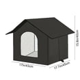 thumbnail image 3 of SPOORYYO Chenil Souple Pliable pour Chiens et Chats Intérieur Extérieur - Imperméable avec Isolation pour Confort et Sécurité, 3 of 9