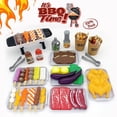 thumbnail image 3 of 80PCS Simulation Kitchen Toys For Children Cookware Bbq Pretend Cooking Play Miniature Food Kids Barbecue Set Educational Toy 27PCS(No Grill), 3 of 5