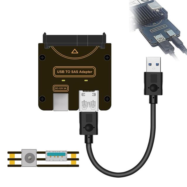 USB to SAS 29PIN Easy Drive Cable Adapter Hard-Disk Drive