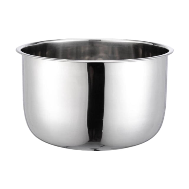 Tnarru Marmite Intérieure pour Cuiseur Électrique Contenant Intérieur pour Cuiseur à Riz Multiusage Marmite Intérieure Épaissie en Acier Inoxydable pour Cuisine Riz Ménage 6 L