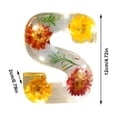 thumbnail image 3 of Binwennn Motion Sensing Light Rose And Resin Night Lamp Handmade Floral Night Light Floral Resin Night Light Letter Floral Resin Night Light Flower Resin Letters With LED Light Floral Resin Letter, 3 of 3