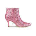 thumbnail image 3 of Unique Bargains Bottines à Talons Aiguilles à Paillettes à Bout Pointu pour Femmes, 3 of 8