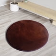 thumbnail image 3 of RKSTN un Tapis Rond Uni en Velours Mousse Tapis Tapis Chambre Paillasson Tapis de Sol Tapis, 3 of 3