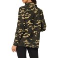 thumbnail image 3 of INSPIRE CHIC Women's Utility Jackets Drawstring Waist Flap Pockets Lightweight Jacket Camouflage S, 3 of 5