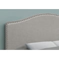 thumbnail image 2 of Monarch Specialties Bed, Headboard Only, Full Size, Bedroom, Upholstered, Linen Look, Grey, Transitional, 2 of 4