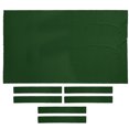 thumbnail image 4 of 9ft Worsted Pool Table Cloth Billiard Felt with Cushion Strips Bars Green, 4 of 8