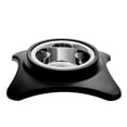 thumbnail image 1 of IH Casa Decor Bold Pet Pet En Acier Inoxydable Avec Support Noir - Ensemble De 2, 1 of 4