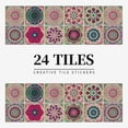 thumbnail image 3 of Lucoss 24pcs 6" Peel and Stick Vinyl Backsplash Tiles Stickers Tile Paint Removable Waterproof Self-Adhesive Decals Vinyl Home Kitchen Bathroom Spring Easter Decoration, 3 of 8
