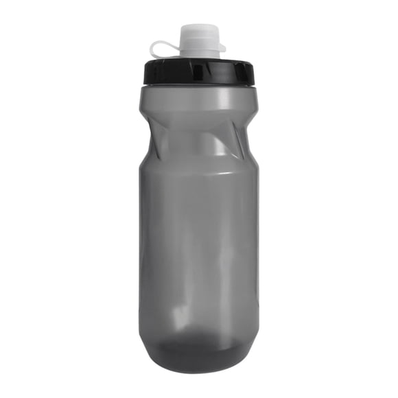 Gray Grey Cycling Water Bottle 650Ml Capacity Durable Plastic Construction For Road Bike & Fitness Training #2K36j