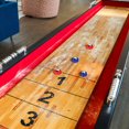 thumbnail image 4 of MesaSe 16pc Kids Mini Roller Shuffleboard Puck Set Tabletop Soccer Desktop Toy, 4 of 10