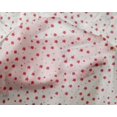 thumbnail image 4 of oneOone Silk Tabby Fabric Dot & Flower Floral Decor Fabric Printed BTY 42 Inch Wide, 4 of 4