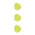 thumbnail image 4 of relayinert 1/2/3/5 Confort et Durabilité des Chaises Coussin Rond Doux et Confortable Jaune Vif 3 Pcs, 4 of 6