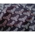 thumbnail image 4 of oneOone Silk Tabby Fabric Owl Block Printed Fabric 1 Yard 42 Inch Wide, 4 of 4