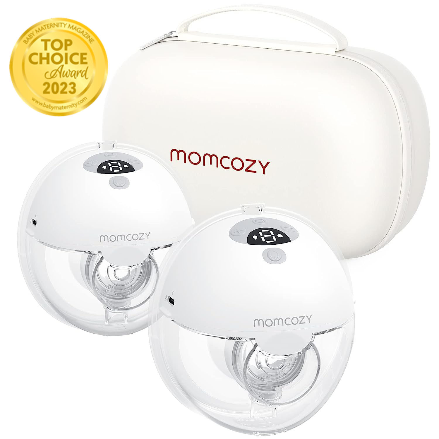 Momcozy M5 Tire-Lait Mains Libres, Tire-Lait Portable avec 3 Modes et 9 Niveaux