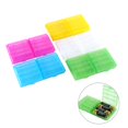thumbnail image 1 of Noref 5 Colors Multifunctional Transparent Hard Plastic Case Holder Storage Box For AA AAA Battery, Battery Holder Storage Box, Plastic Battery Case, 1 of 8