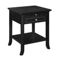 thumbnail image 1 of Convenience Concepts American Heritage Table d'Appoint Logan, Fini Bois Noir, 1 of 2