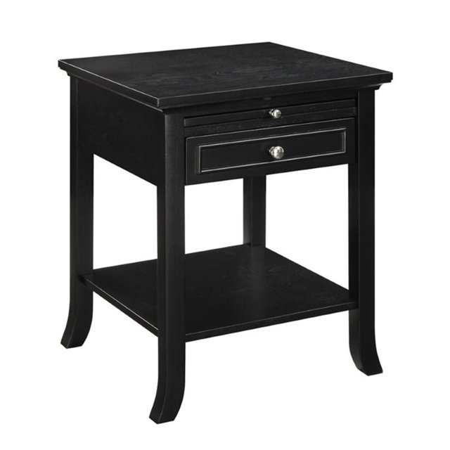 Convenience Concepts American Heritage Table d'Appoint Logan, Fini Bois Noir
