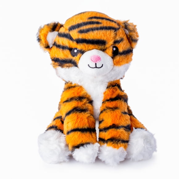 One Paw, Soft Plush Tiger Dog Toy, 9 inches