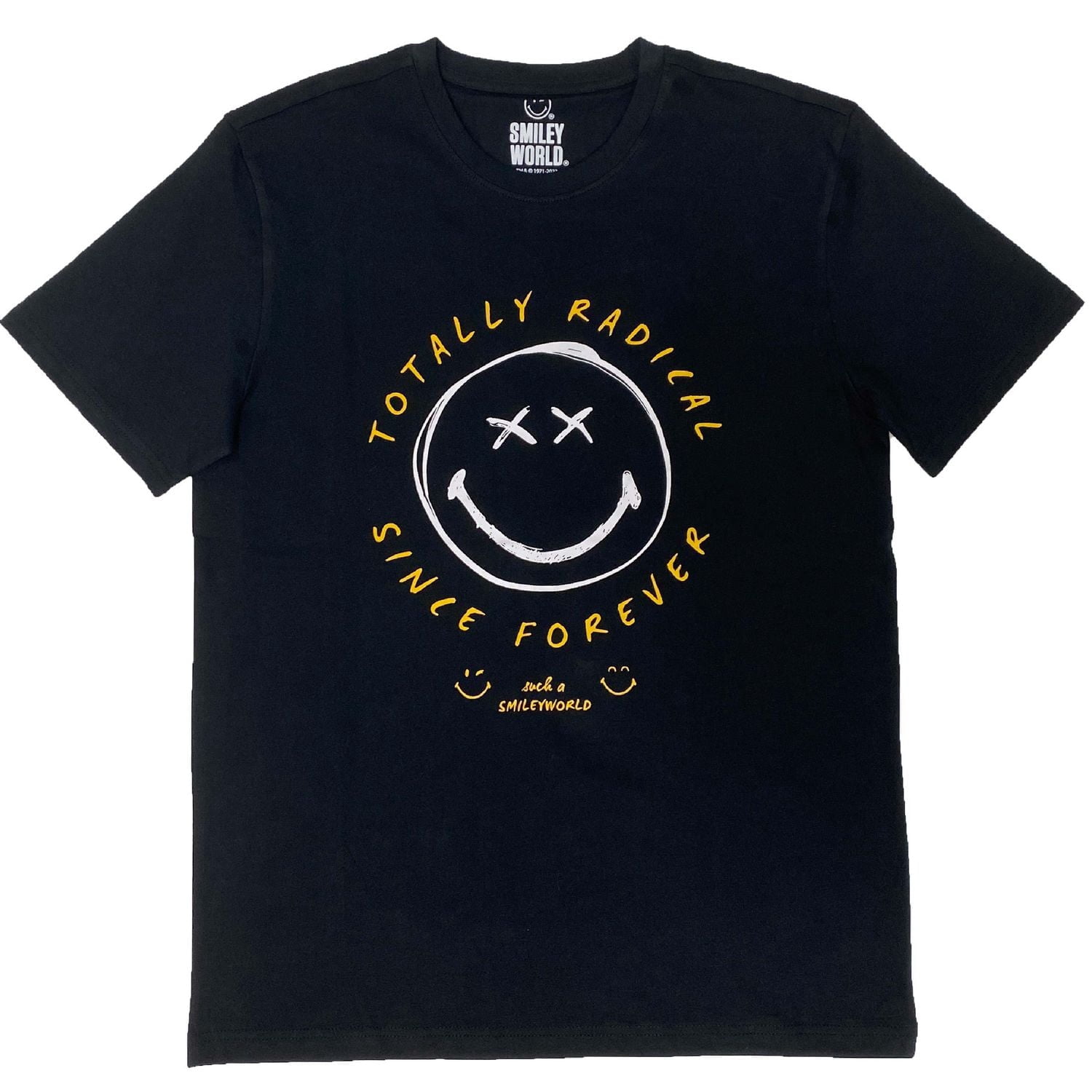 Men's licensed SmileyWorld® T shirt.