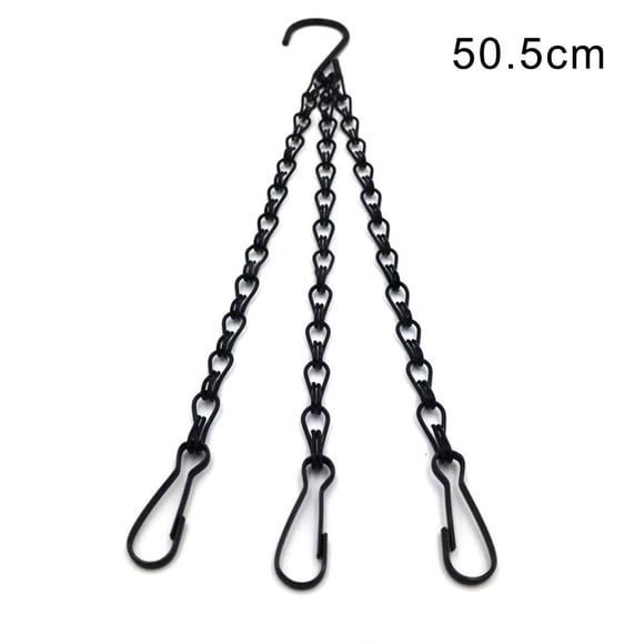 5 Size Rattan Hanging Basket Flower Pot Chain Hydroponic Plants Plant Grow Tools Garden Decorations With 3 Hooks