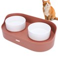 thumbnail image 1 of Fyydes Cat And Dog Double Bowl, Anti Slip Non Slip Cat And Dog Double Bowl Large Capacity For Pet, 1 of 8