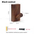 thumbnail image 3 of HLONK 4PCS Solid Wood Wall Hanging Clothes Hook  Clothes Hook  Bamboo and Wood Bathroom Wall Hanging  Decorative Hook  Single Layer Clothes Hanger  Towel Rack, 3 of 10