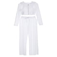 thumbnail image 3 of Ensemble de Bikini Transparent en Maille pour Femmes Maillot de Bain Haut+pantalon, 3 of 5