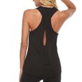 thumbnail image 4 of AherBiu Débardeurs d'Entraînement Femme Ample Ajusté Été Camisole Athlétique Léger Sans Manches Col Rond Tops, 4 of 7
