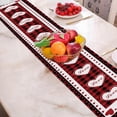 thumbnail image 4 of Valentine’s Day Polyester Table Runner with Heart Embroidery, Decorative Dining Table Flag for Holiday Parties and Romantic Dinners, 4 of 7