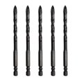 thumbnail image 4 of Four-Flute Sawtooth Eccentric Drill Bit Professional Carpentry Tools For Glass Ceramic Concrete Brick Metal Drill Bit Set - E, 4 of 7