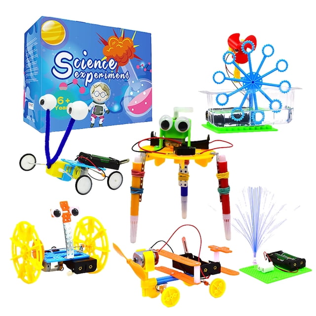 DIY Robot Construction Kit for Kids, Electronic Science Engineering STEM Project Toy, Educational Building Robot Toy for Boys Girls, Easter Gift for Ages 4-12