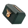 thumbnail image 3 of Baohd Napkin Paper Holder Deer Head Sculpture Tissue Box for Countertop Green, 3 of 9